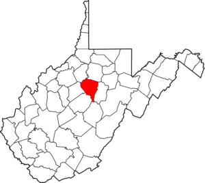west virginia county map